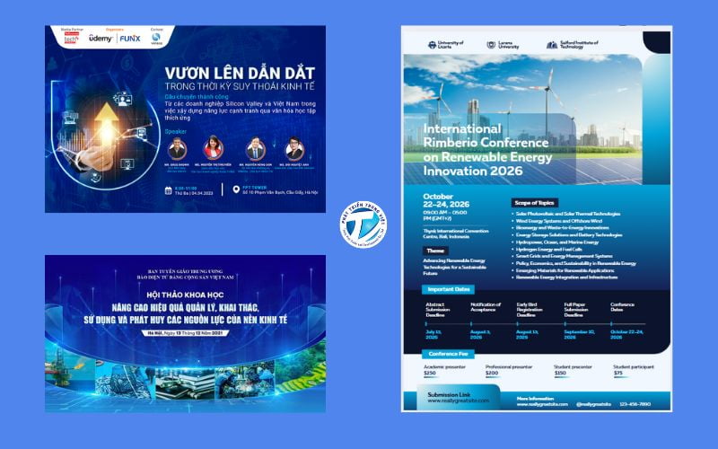 Tham khảo một số mẫu poster hội thảo khoa học